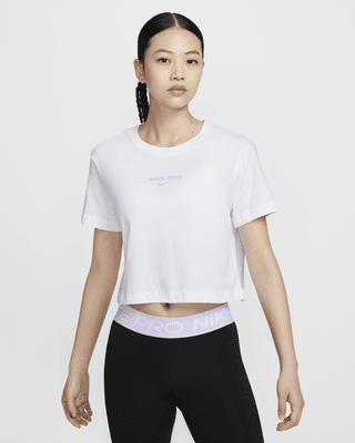 【NIKE公式】ナイキ プロ ウィメンズ Dri-FIT ショートスリーブ クロップド Tシャツ.オンラインストア (通販サイト)